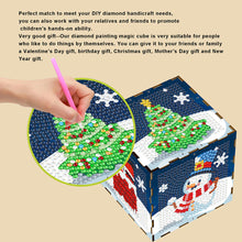 Load image into Gallery viewer, Christmas Table Top Diamond Painting Ornament Kits for Home Office Desktop Decor
