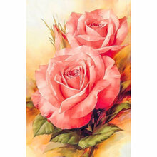 Load image into Gallery viewer, Diamond Painting - Full Square - Pink roses (20*30CM)
