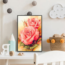 Load image into Gallery viewer, Diamond Painting - Full Square - Pink roses (20*30CM)
