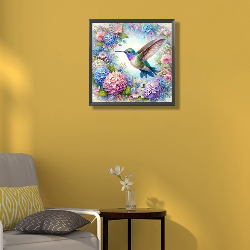 AB Diamond Painting - Full Round - Hummingbirds (40*40CM)