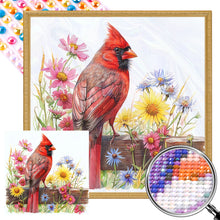 Load image into Gallery viewer, AB Diamond Painting - Full Round - Red cardinals (40*40CM)
