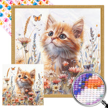 Load image into Gallery viewer, AB Diamond Painting - Full Round - Orange cats (40*40CM)
