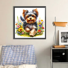 Load image into Gallery viewer, AB Diamond Painting - Full Round - Yorkshire terriers (40*40CM)
