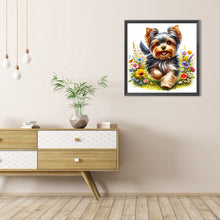Load image into Gallery viewer, AB Diamond Painting - Full Round - Yorkshire terriers (40*40CM)
