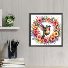Load image into Gallery viewer, AB Diamond Painting - Full Round - Hummingbirds with wreaths (40*40CM)
