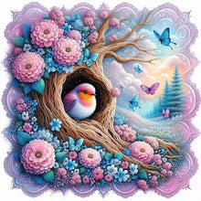 Load image into Gallery viewer, AB Diamond Painting - Full Round - Sparrows (40*40CM)
