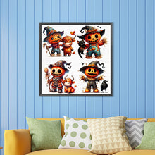 Load image into Gallery viewer, AB Diamond Painting - Full Round - Scarecrow and animals (40*40CM)
