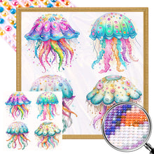 Load image into Gallery viewer, AB Diamond Painting - Full Round - Jellyfish (40*40CM)
