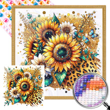 Load image into Gallery viewer, AB Diamond Painting - Full Round - Sunflowers (40*40CM)
