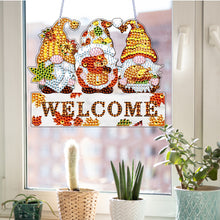 Load image into Gallery viewer, Autumn Cup Special Shape Diamond Painting Hanging Pendant Diamond Painting Decor
