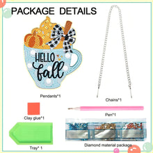 Load image into Gallery viewer, Autumn Cup Special Shape Diamond Painting Hanging Pendant Diamond Painting Decor

