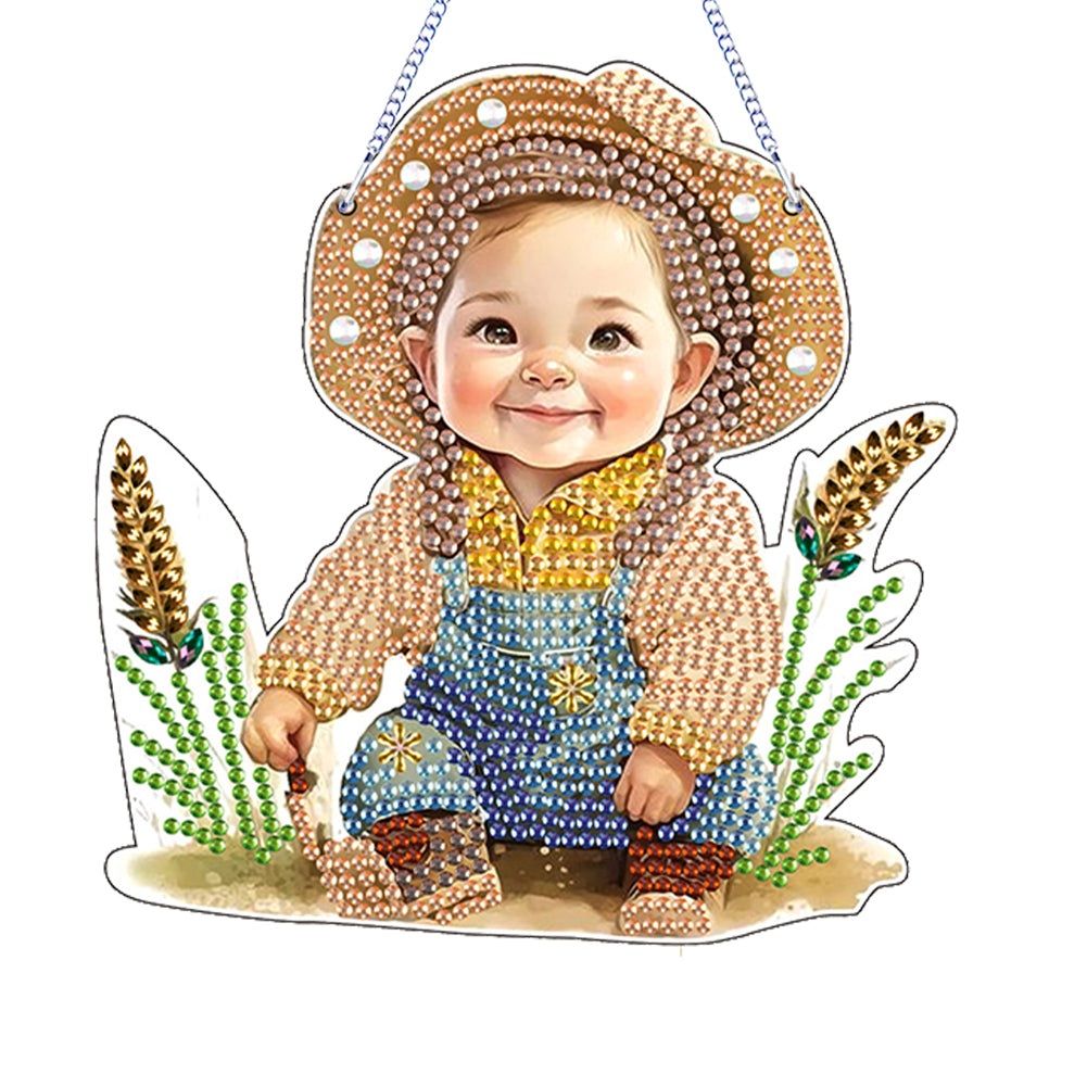 Autumn Cup Special Shape Diamond Painting Hanging Pendant Diamond Painting Decor