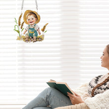 Load image into Gallery viewer, Autumn Cup Special Shape Diamond Painting Hanging Pendant Diamond Painting Decor
