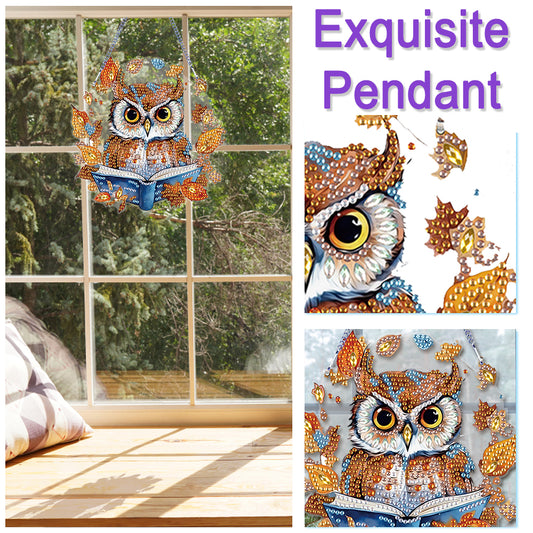 Autumn Cup Special Shape Diamond Painting Hanging Pendant Diamond Painting Decor