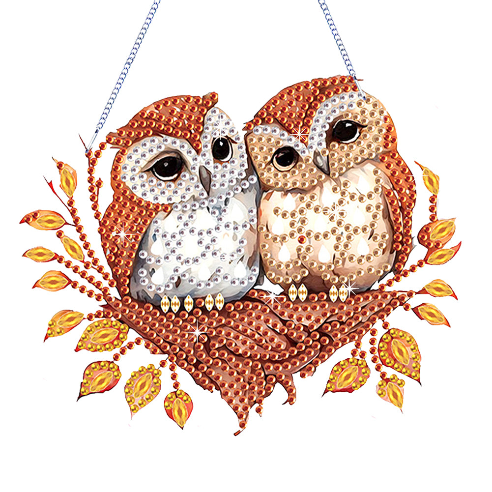 Autumn Cup Special Shape Diamond Painting Hanging Pendant Diamond Painting Decor