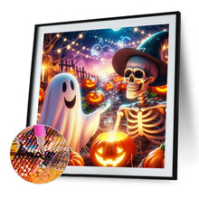 Load image into Gallery viewer, Diamond Painting - Full Round - Halloween ghosts (40*40CM)
