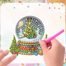 Load image into Gallery viewer, 6Pcs Christmas Diamond Painting Refrigerator Magnets Fridge Magnets Diamond Art
