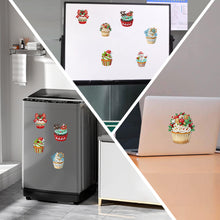 Load image into Gallery viewer, 6Pcs Christmas Diamond Painting Refrigerator Magnets Fridge Magnets Diamond Art
