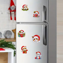 Load image into Gallery viewer, 6Pcs Christmas Diamond Painting Refrigerator Magnets Fridge Magnets Diamond Art

