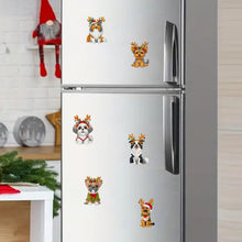 Load image into Gallery viewer, 6Pcs Christmas Diamond Painting Refrigerator Magnets Fridge Magnets Diamond Art
