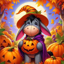 Load image into Gallery viewer, AB Diamond Painting - Full Round - Eeyore for Halloween (40*40CM)
