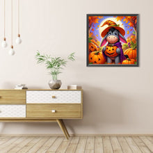Load image into Gallery viewer, AB Diamond Painting - Full Round - Eeyore for Halloween (40*40CM)
