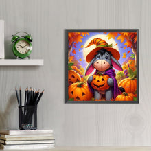 Load image into Gallery viewer, AB Diamond Painting - Full Round - Eeyore for Halloween (40*40CM)

