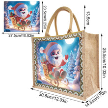 Load image into Gallery viewer, Christmas Horse DIY Rhinestones Handbag Art Kit Santa Claus for Women Girls Gift
