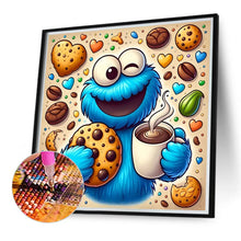 Load image into Gallery viewer, Diamond Painting - Full Round - Cookie Monster (40*40CM)

