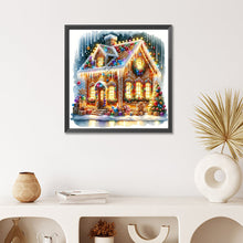 Load image into Gallery viewer, Diamond Painting - Full Round - Christmas cottage (50*50CM)
