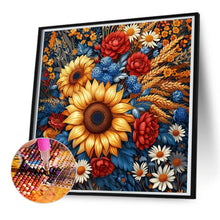 Load image into Gallery viewer, Diamond Painting - Full Round - Sunflowers and flowers (50*50CM)
