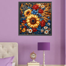 Load image into Gallery viewer, Diamond Painting - Full Round - Sunflowers and flowers (50*50CM)
