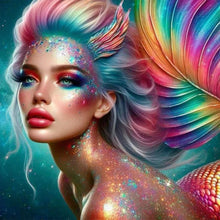 Load image into Gallery viewer, Diamond Painting - Full Round - Colorful mermaid (50*50CM)
