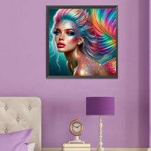 Load image into Gallery viewer, Diamond Painting - Full Round - Colorful mermaid (50*50CM)
