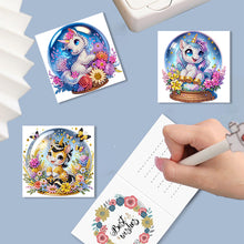 Load image into Gallery viewer, 6Pcs Puppy Diamond Drawing Card Diamond Daily Wish Card for Holiday Party Favors
