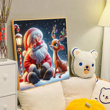 Load image into Gallery viewer, Diamond Painting - Full Round - Santa Claus and elk (40*40CM)
