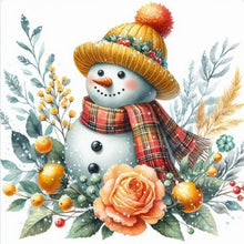 Load image into Gallery viewer, Diamond Painting - Full Round - Snowman (30*30CM)
