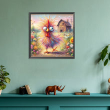 Load image into Gallery viewer, Diamond Painting - Full Round - Line rooster (30*30CM)
