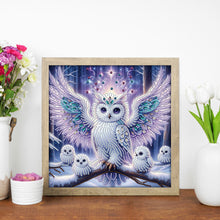 Load image into Gallery viewer, Diamond Painting - Partial Special Shaped - Owl (30*30CM)
