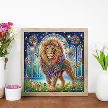Load image into Gallery viewer, Diamond Painting - Partial Special Shaped - Lion (30*30CM)
