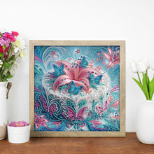 Load image into Gallery viewer, Diamond Painting - Partial Special Shaped - Cake and lily (30*30CM)
