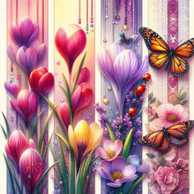Load image into Gallery viewer, Diamond Painting - Full Round - Butterfly grass and flowers (40*40CM)
