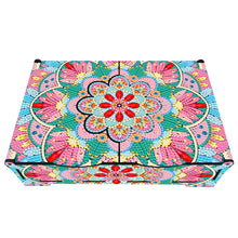 Load image into Gallery viewer, Wooden Mandala 5D DIY Diamond Painting Jewelry Display Box for Rings Bracelets
