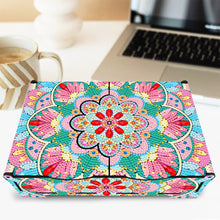 Load image into Gallery viewer, Wooden Mandala 5D DIY Diamond Painting Jewelry Display Box for Rings Bracelets
