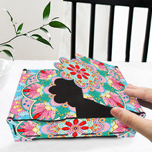 Load image into Gallery viewer, Wooden Mandala 5D DIY Diamond Painting Jewelry Display Box for Rings Bracelets
