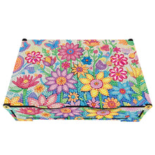 Load image into Gallery viewer, Wooden Flowers 5D DIY Diamond Painting Jewelry Display Box for Rings Bracelets
