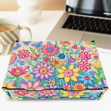 Load image into Gallery viewer, Wooden Flowers 5D DIY Diamond Painting Jewelry Display Box for Rings Bracelets
