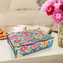 Load image into Gallery viewer, Wooden Flowers 5D DIY Diamond Painting Jewelry Display Box for Rings Bracelets
