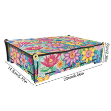 Load image into Gallery viewer, Wooden Flowers 5D DIY Diamond Painting Jewelry Display Box for Rings Bracelets
