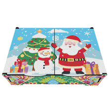 Load image into Gallery viewer, Wooden Christmas DIY Diamond Painting Jewelry Display Box for Rings Bracelets
